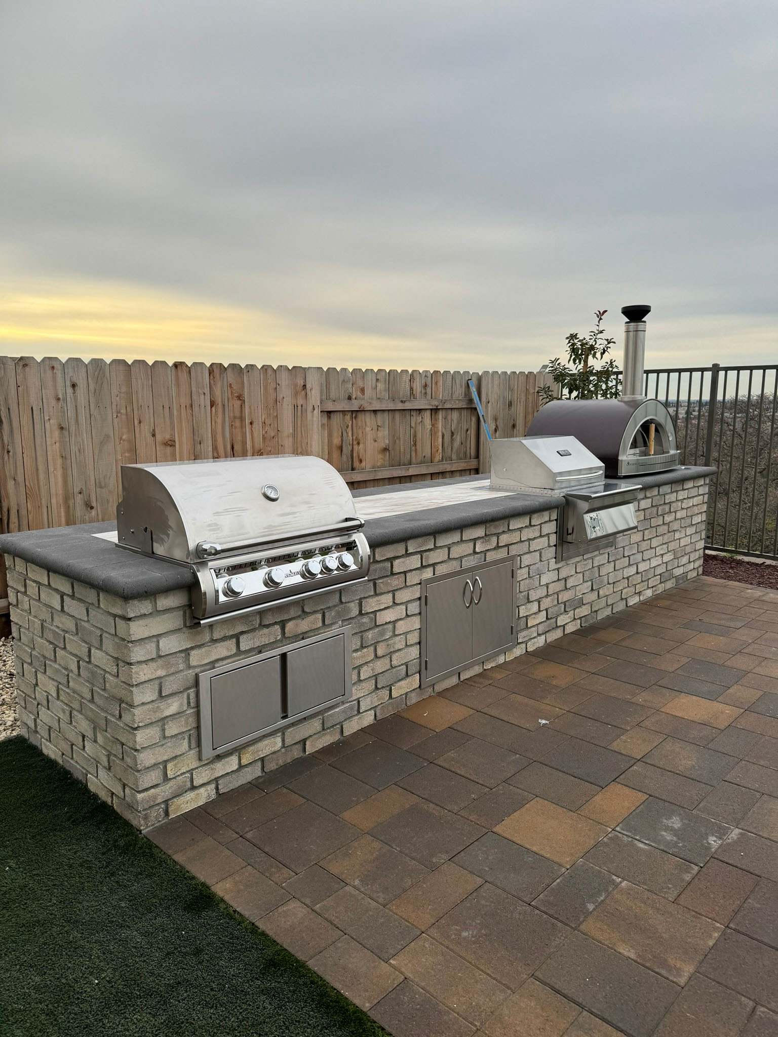 Before view of Cedarstone Culinary Pavilion